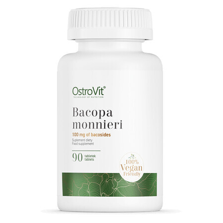 OstroVit Bacopa monnieri, Bacopa minor, 90 tabletten