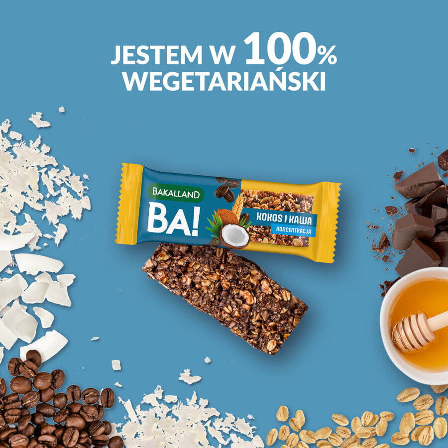 Bakalland BA! Graanreep, kokos en koffie, geconcentreerd, 35 g