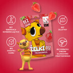 BeRAW! Kids, jelly beans, aardbei, zonder toegevoegde suiker, 35 g