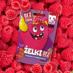 BeRAW! Kids, jelly beans, framboos met chips, zonder toegevoegde suiker, 35 g