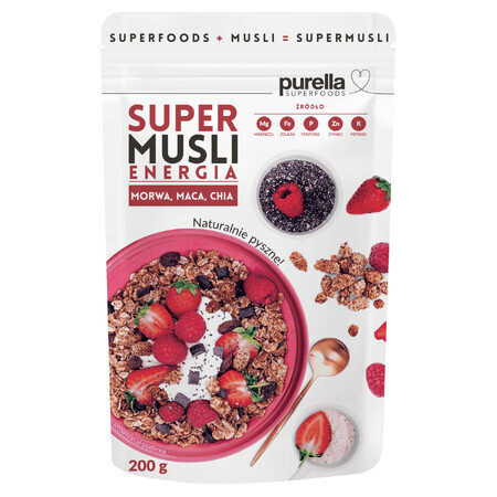 Purella Superfoods Super Muesli Energie, 200 g