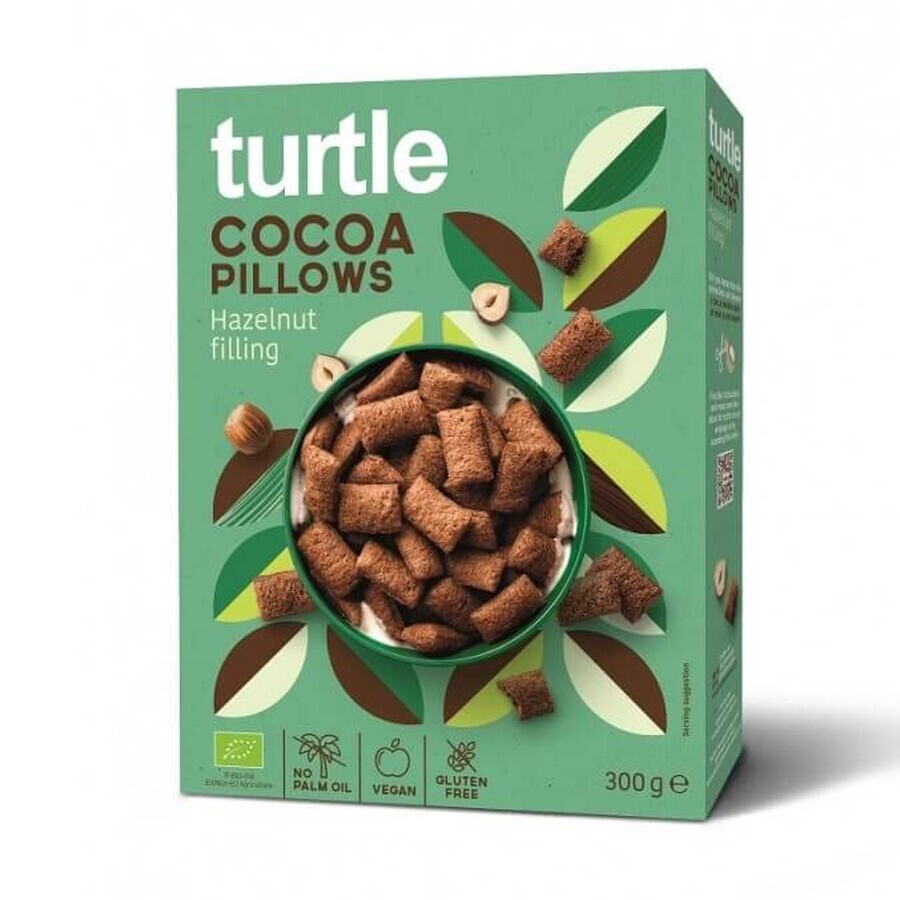 Krokante eco pindakaas gevulde pindakruimels, glutenvrij, 300g, Turtle