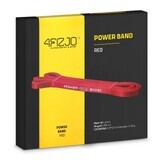 4Fizjo Power Band, weerstandsband voor oefeningen, rood, 6-10 kg