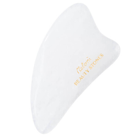 White Quartz Facial Massage Stone Gua Sha, Meloni Care