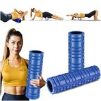 4Fizjo Crossfit Eva, massage roller met spijkers, blauw, 45 cm