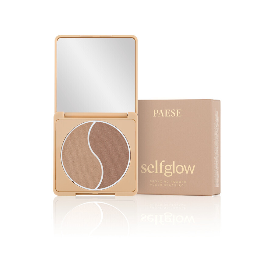 Paese Self Glow, polvos bronceadores, medianos, 6 g