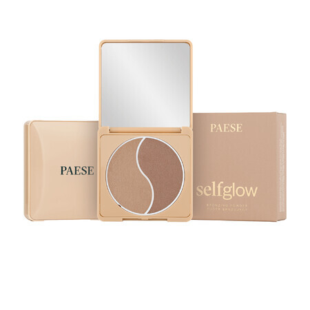 Paese Self Glow, polvos bronceadores, medianos, 6 g