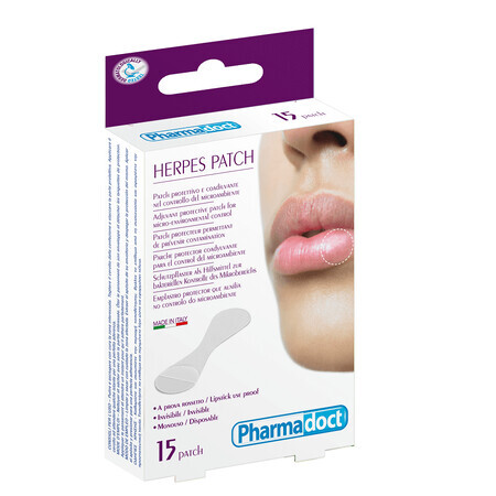 Antiherpetische pleisters, 15 stuks, Pharmadoct