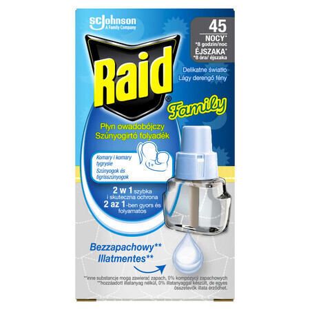 Raid, muggenwerend insecticide, reserve, langer dan 1 jaar, 27 ml