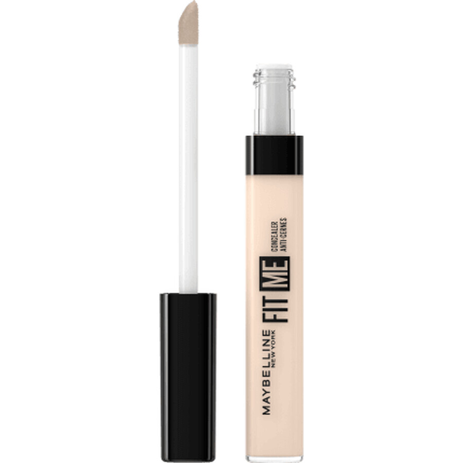 Maybelline Fit Me!, corrector facial líquido, 03 Porcelana, 6,8 ml