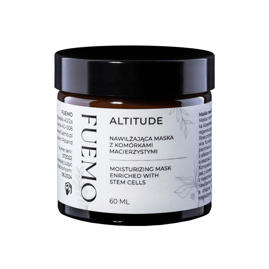 Fuemo Altitude, maschera idratante con cellule staminali, 60 ml