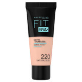 Maybelline Fit Me! Matte and Poreless, mattifying foundation, no. 220, natural beige, 30 ml