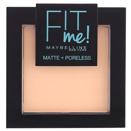 Maybelline Fit Me! Matte and Poreless, mattierender Puder, Nr. 104, Soft Ivory, 9 g