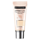 Maybelline Affinitone, foundation, 02 Light Porcelain, 30 ml