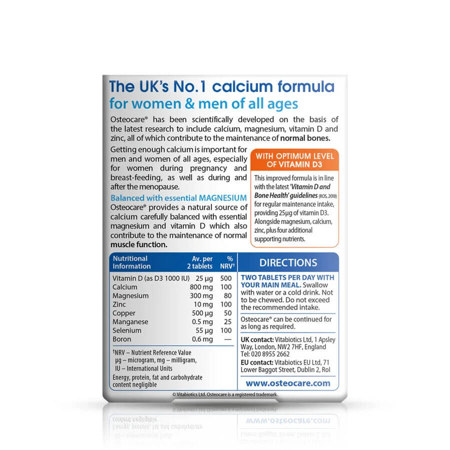 Osteocare Original, 2x90 tablets, VitaBiotics LTD