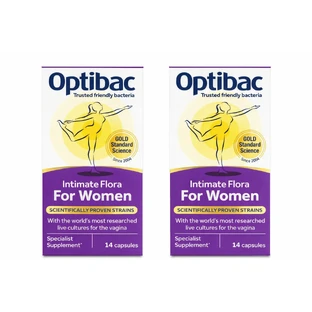 Probioticum voor de vaginale flora, 2 x 30 capsules, Optibac
