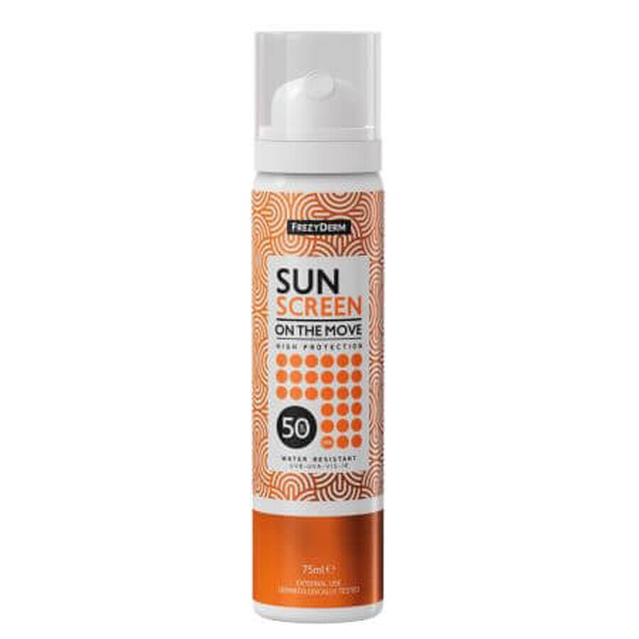 Mist spray with sun protection SPF 50 Sun Screen On The Move, 75 ml, Frezyderm