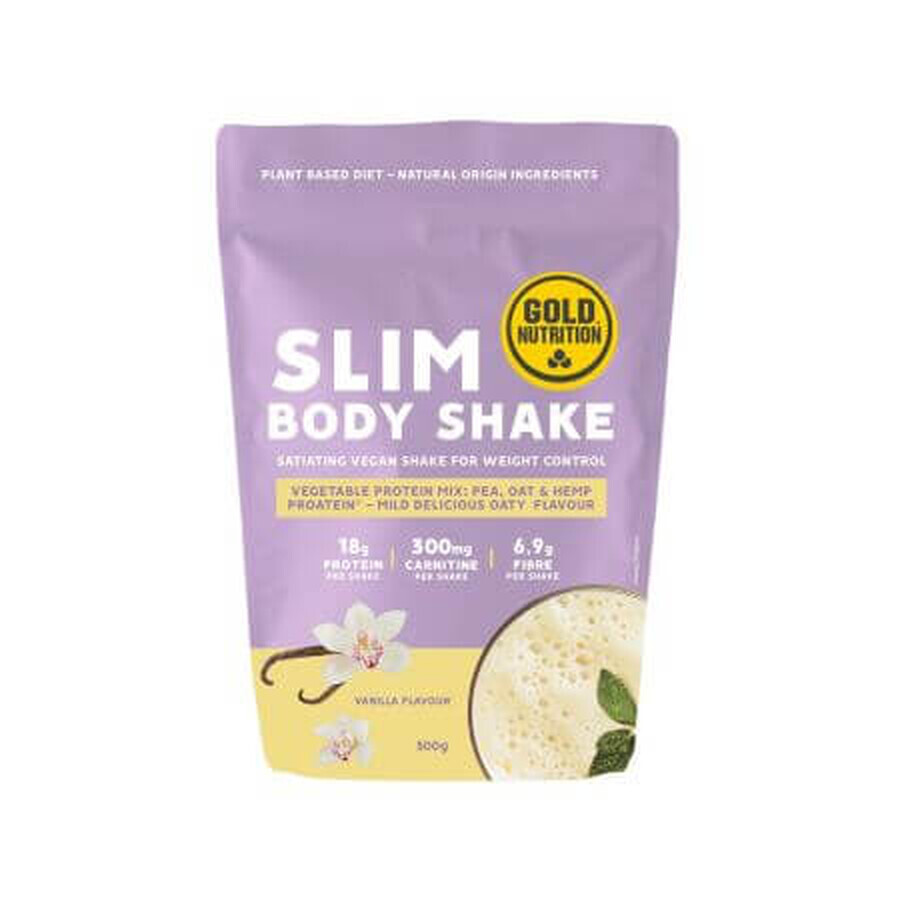 Slim Body Vanille Shake, 300 g, Gold Nutrition