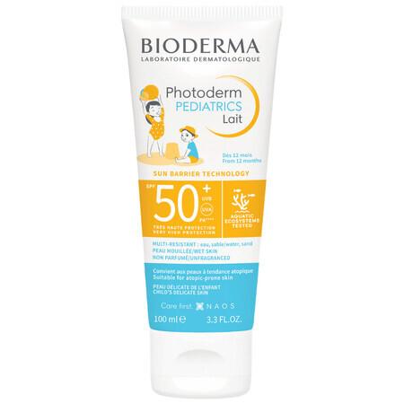 Photoderm Pediatrics SPF 50+ zonbeschermingsmelk voor kinderen, 100 ml, Bioderma