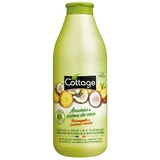 Duschgel und Bademilch Ananas &amp; Kokosnusscreme, 750 ml, Cottage