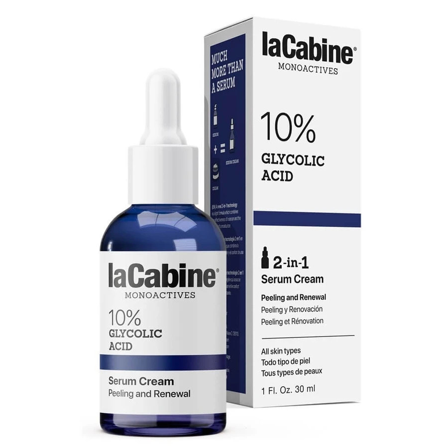 Ser-crème 10% Glycolzuur Monoactieven, 30 ml, La Cabine