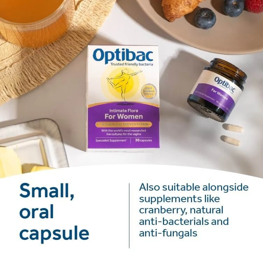 Optibac probiotic for vaginal flora, 30 capsules, Wren Laboratories