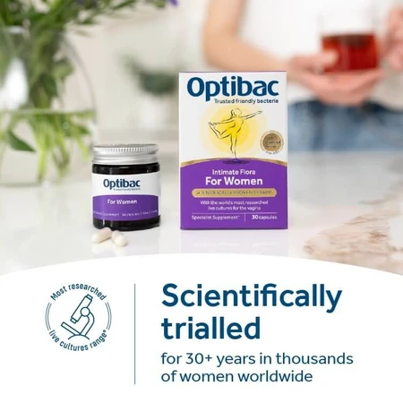 Optibac probiotic for vaginal flora, 30 capsules, Wren Laboratories
