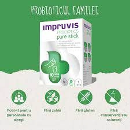Probiotics Pure Stick, 10 sachets, Impruvis