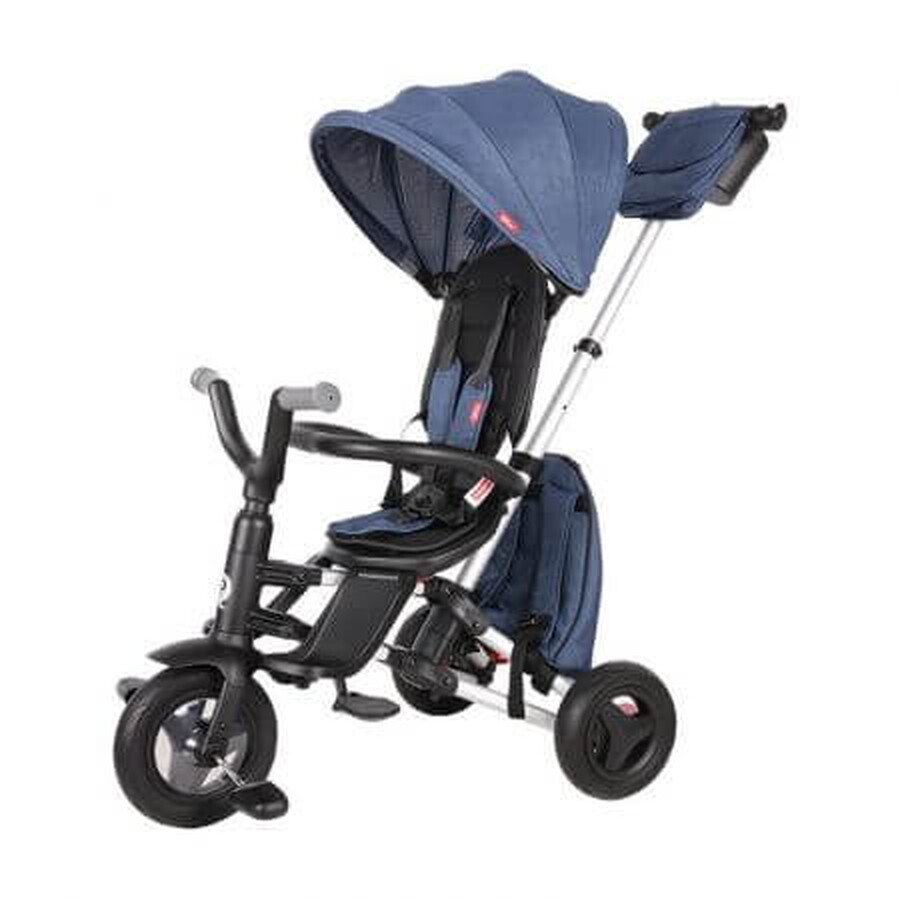 Nova Rubber Ultra opvouwbare kinderdriewieler, donkerblauw, coccolle