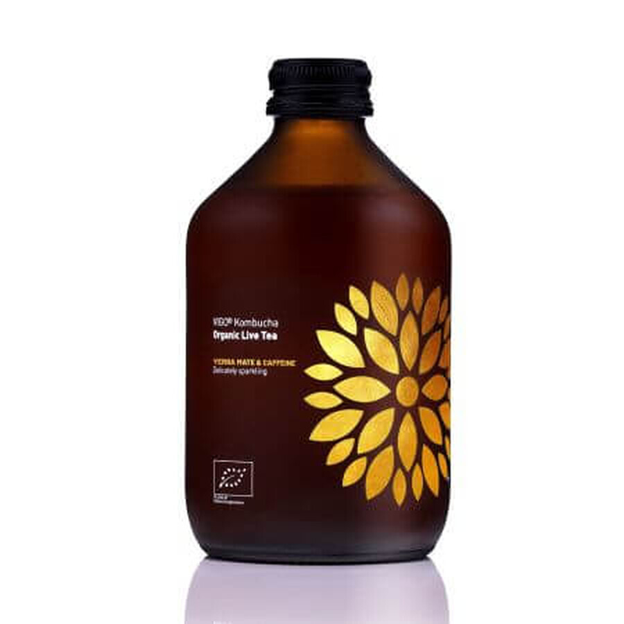 Bautura Bio Kombucha cu Yerba Mate si Caffeine, 330 ml, Vigo