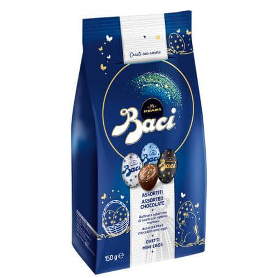 Assortiment mini chocolade eitjes, 150 g, Baci