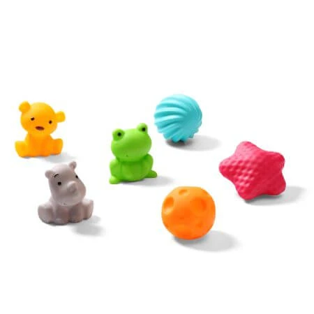 Set van 6 sensorische ballen, + 6 maanden, Babyono
