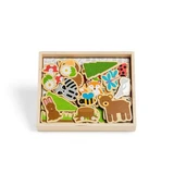 Magnetische set Bosdieren, Big Jigs