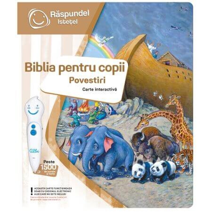 Livre interactif Histoires bibliques pour enfants, +4 ans, Raspundel Istetel