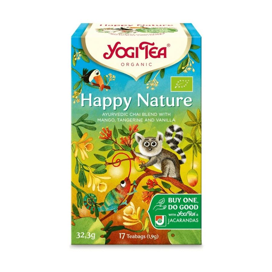 Happy Nature biologische thee, 17 tassen, Yogi Tea