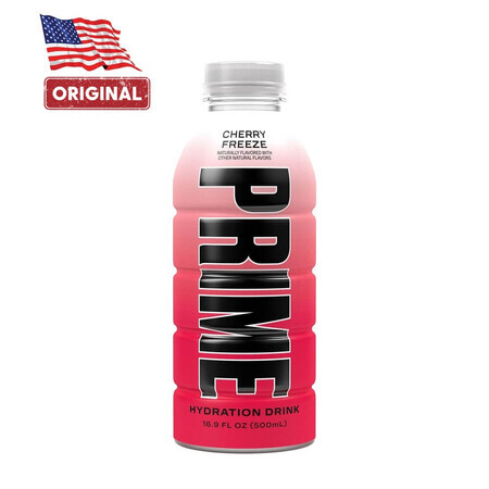 Prime Rehydration Drink met Kers Hydratatiedrank USA, 500 ml, GNC