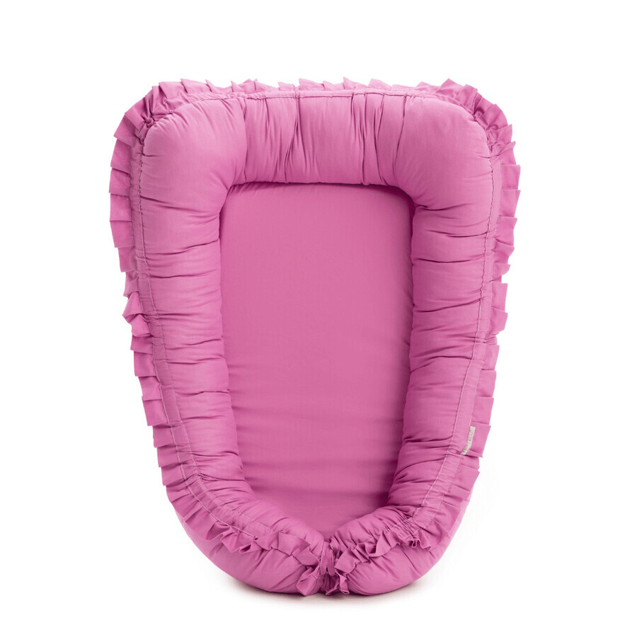 Baby Nest with ruffles, +0 months, Purple, Twindeco