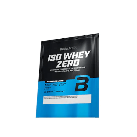 Poudre de protéines Iso Whey Chocolat-Toffee, 25 g, BioTech USA