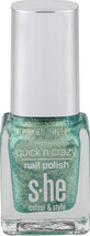 She colour&amp;amp;style Quick&#39;n crazy nagellak 323/801, 6 ml