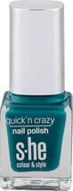 She colour&amp;amp;style Quick&#39;n crazy nagellak 323/802, 6 ml