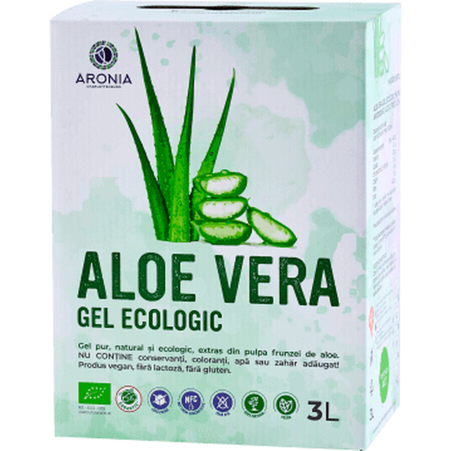 Aronia Charlottenburg Jugo Gel de aloe vera, 3 l