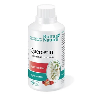 Quercetin + Natural Vitamin C, 90 capsules, Rotta Natura