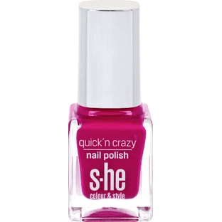 She colour&amp;style Quick'n crazy nagellak 323/818, 7 ml