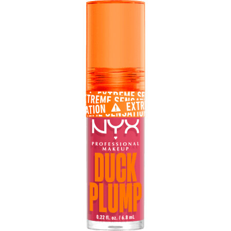 Nyx Professional MakeUp Duck Plump 09 Strike a Rose Lip Gloss, 6.8 ml