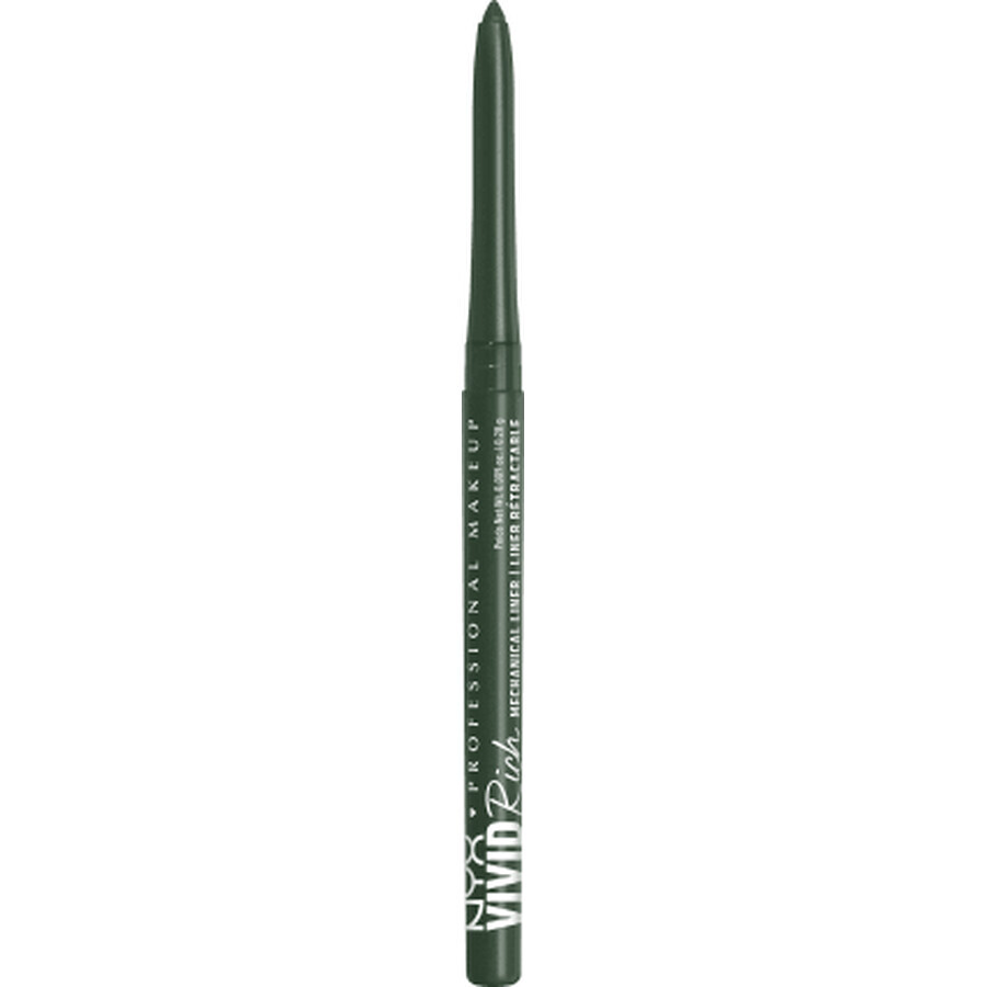 Nyx Professional MakeUp Vivid Rich Mechanical Oogpotlood 08 Emerald Empire, 0.28 g