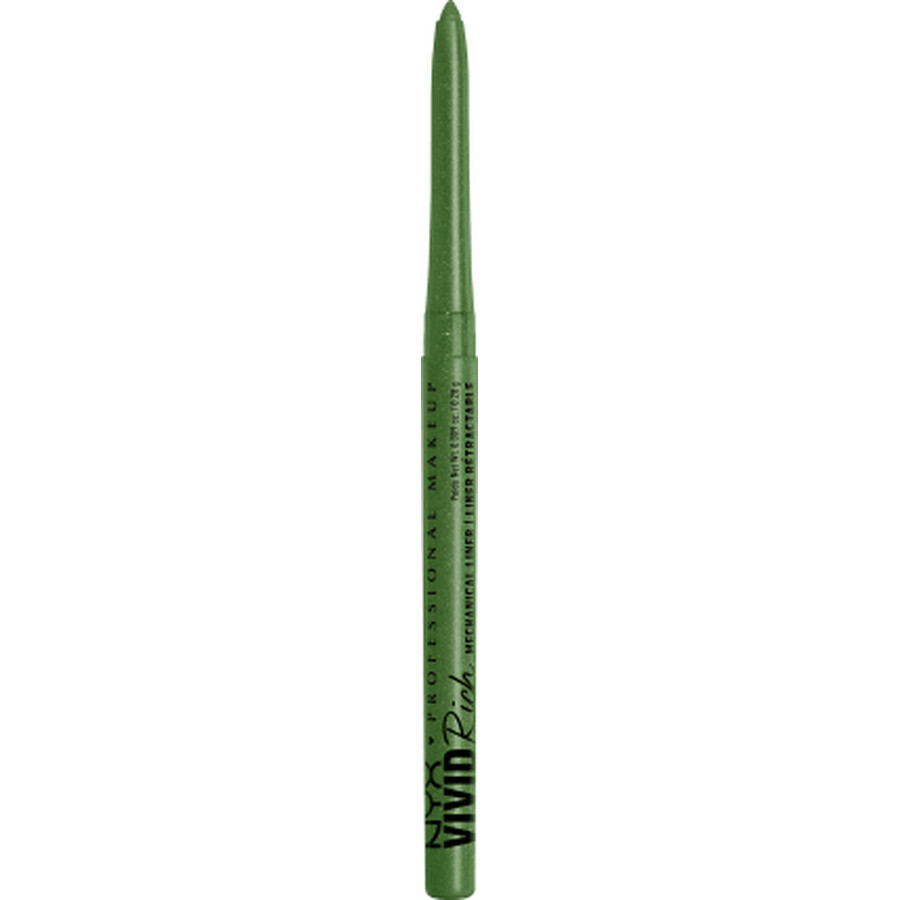 Nyx Professional MakeUp Vivid Rich Mechanical Oogpotlood 09 Het geeft Jade, 0.28 g