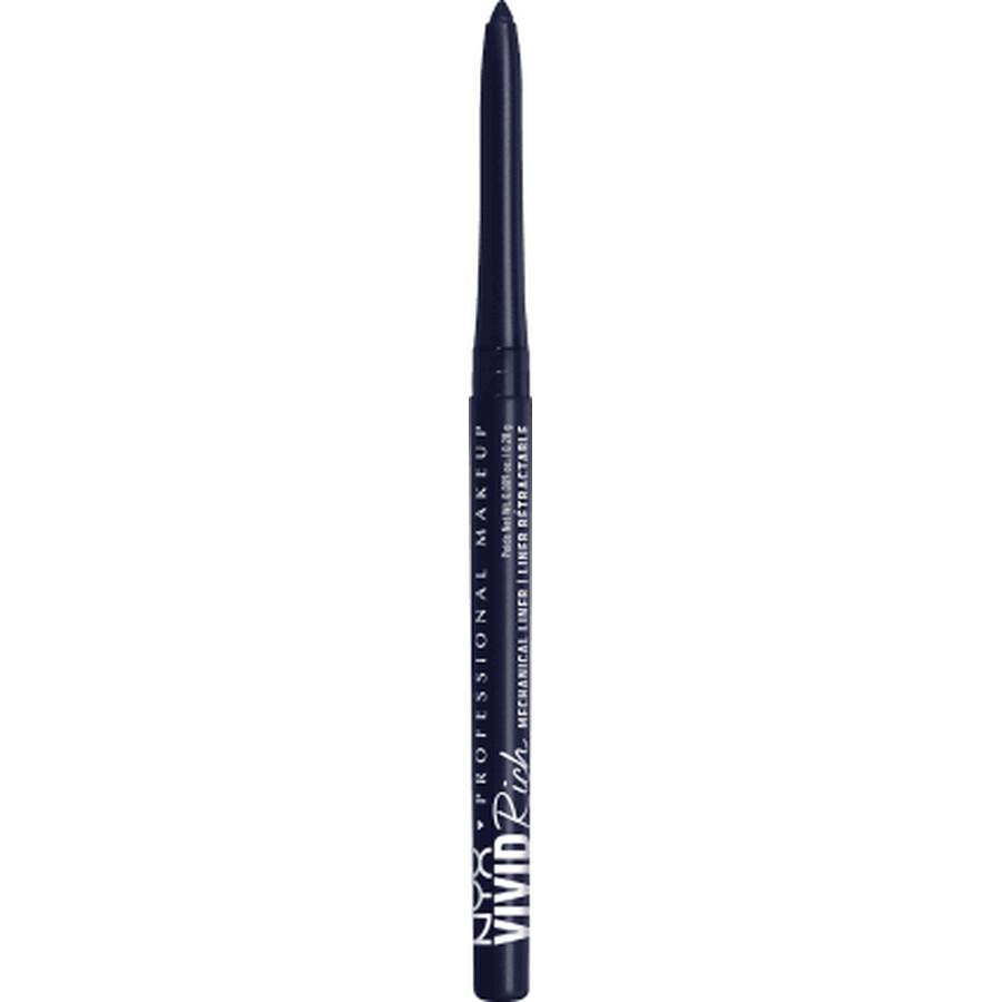 Nyx Professional MakeUp Crayon mécanique pour les yeux Vivid Rich 14 Sapphire Bling, 0.28 g