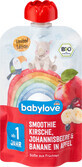 Babylove Smoothie (appel, banaan, kers, aalbes), 100 g