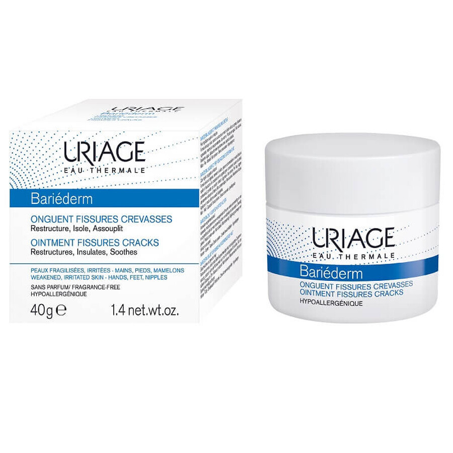 Bariederm Bálsamo Reparador de Fisuras, 40 g, Uriage