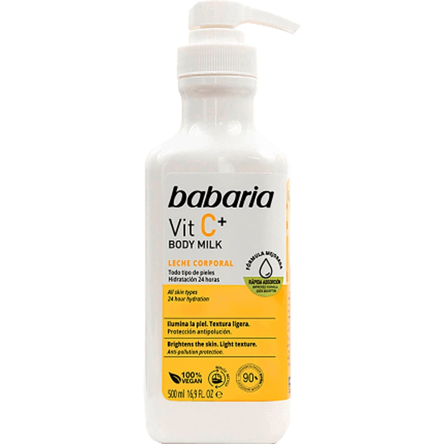 Babaria Lichaamsmelk met vitamine C, 500 ml